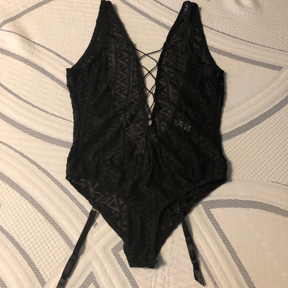 Lace up bodysuit